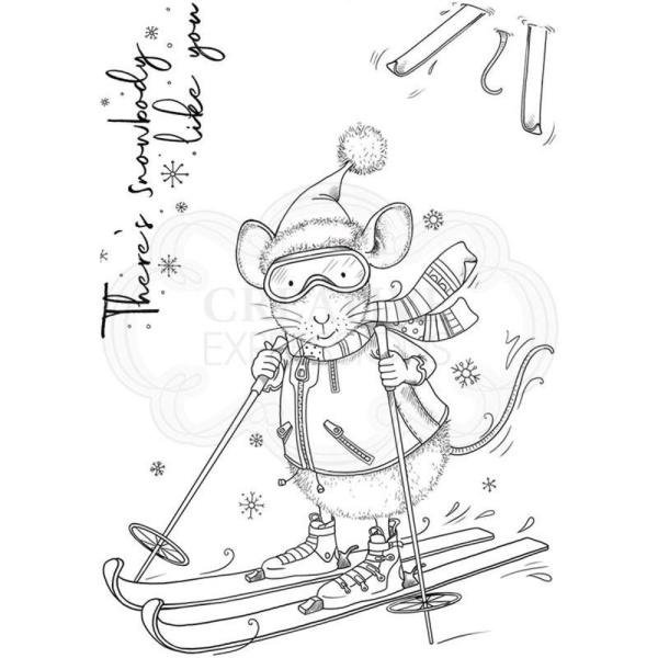 Pink Ink Designs - Stempelset "Ski Mouse" Clear Stamps