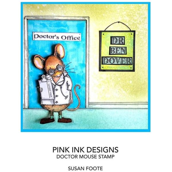 Pink Ink Designs - Stempelset "Doctor Mouse" Clear Stamps