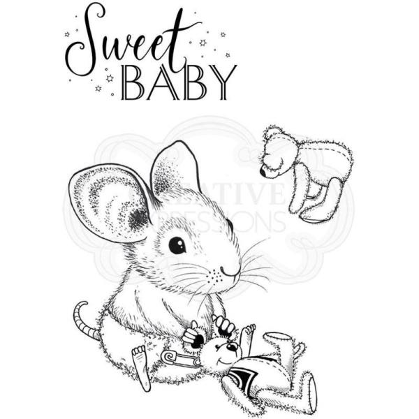 Pink Ink Designs - Stempelset "Baby Mouse" Clear Stamps