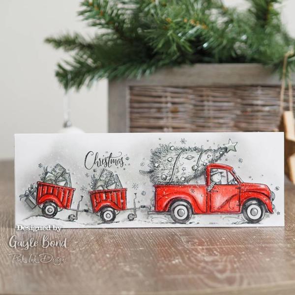 Pink Ink Designs - Stempelset "Happy Ho Ho Ho" Clear Stamps