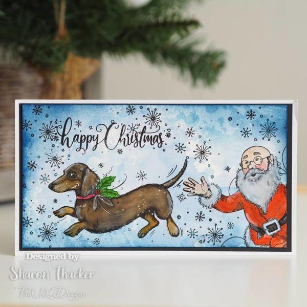 Pink Ink Designs - Stempelset "Just Be-claus" Clear Stamps