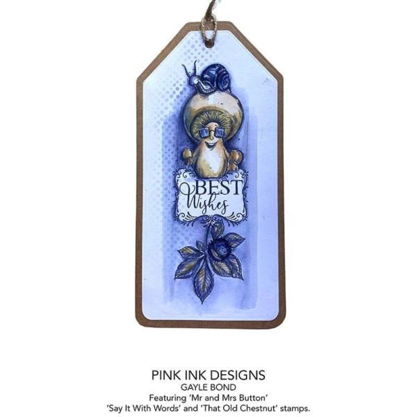 Pink Ink Designs - Stempelset "Decorative Sentiments" Clear Stamps