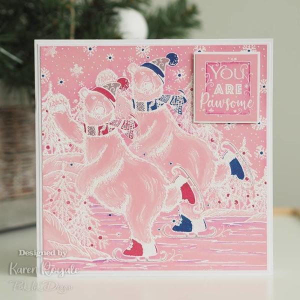 Pink Ink Designs - Stempelset "Beary Christmas" Clear Stamps