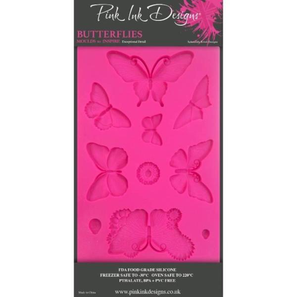 Pink Ink Designs - Gießform "Butterflies" Silicone Mould