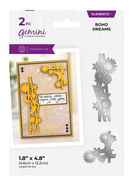 Gemini - Schneide- und Prägeschablone "Boho Dreams" Cut & Emboss Folder