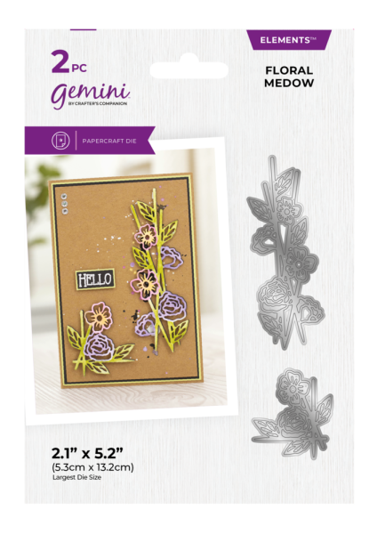 Gemini - Schneide- und Prägeschablone "Floral Meadow" Cut & Emboss Folder