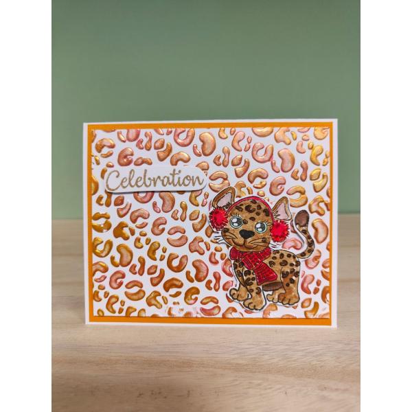 Nellie Snellen - Stempelset"Cheetah" Clear Stamps Cuties