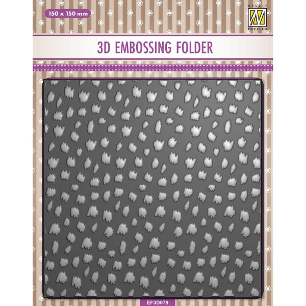 Nellie Snellen - Prägefolder "Cheetah" 3D Embossing Folder 