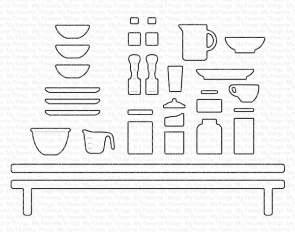 My Favorite Things - Stanzschablone "On the Shelf" Die-namics