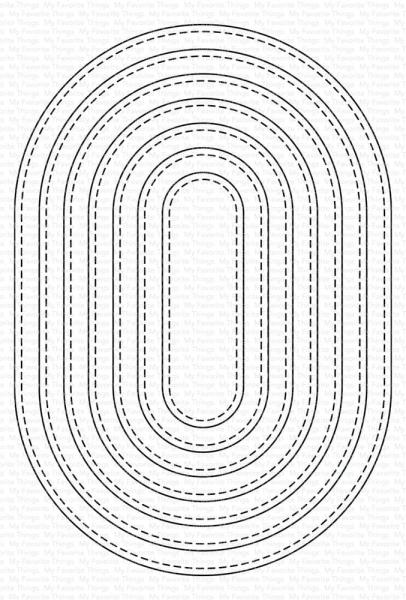 My Favorite Things - Stanzschablone "Stitched Oblong STAX" Die-namics