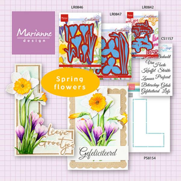 Marianne Design - Präge- und Stanzschablone "Crocus XL" Creatables Dies