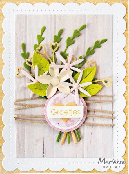 Marianne Design - Präge- und Stanzschablone "Open Heart Sprig" Creatables Dies