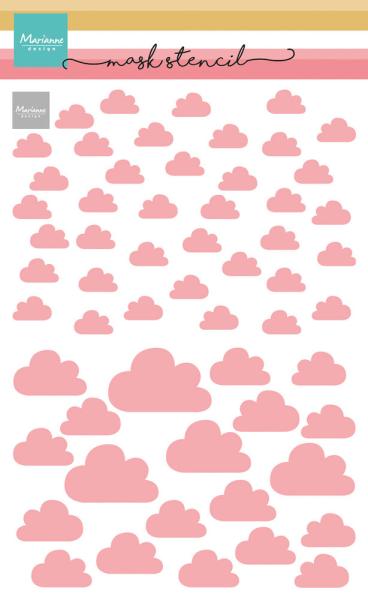 Marianne Design - Schablone A5 "Clouds" Stencil