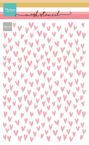 Marianne Design - Schablone A5 "Hearts" Stencil