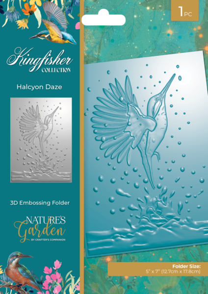 Crafters Companion - Prägefolder "Halcyon Daze" 3D Embossingfolder