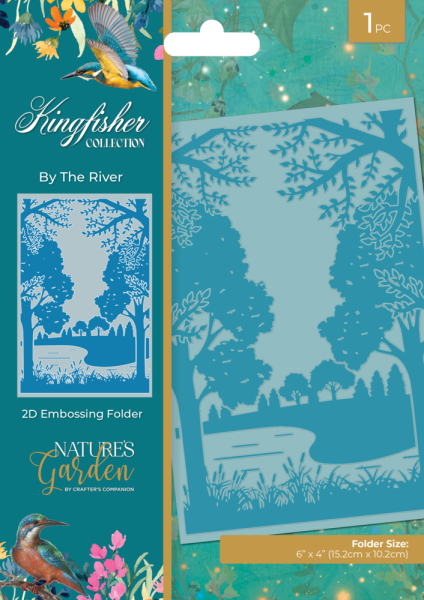 Crafters Companion - Prägefolder "By The River" 3D Embossingfolder