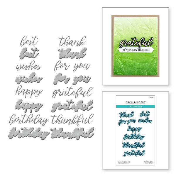 Spellbinders - Stanzschablone "Serenade Sentiments" Dies