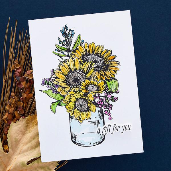 Spellbinders - Press Plate & Dies "Sunflower Bouquet"