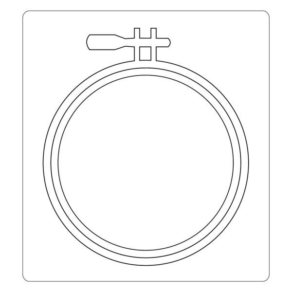 Sizzix - Stanzschablone "Embroidery Hoop" Bigz Craft Dies Design by Eileen Hull