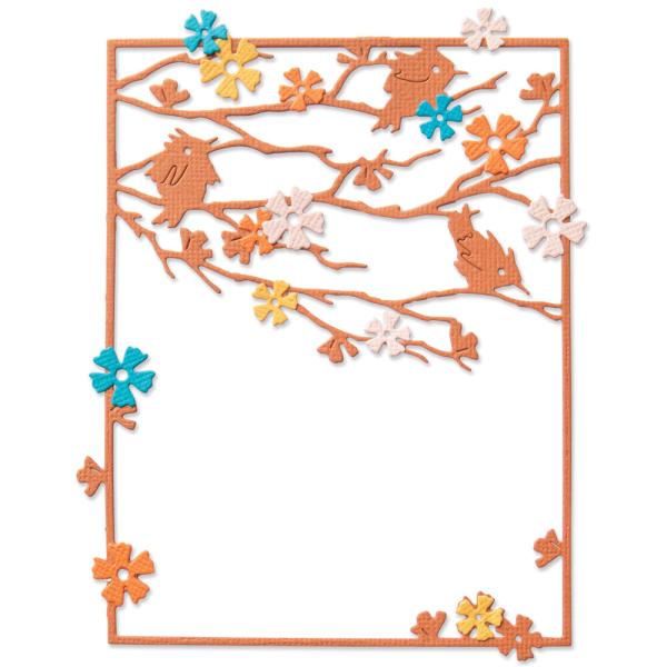 Sizzix - Stanzschablone "Woodland Cardfront" Thinlits Craft Dies by Olivia Rose