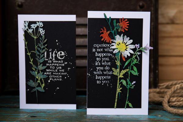 Sizzix - Stanzschablone "Vault Wildflowers" Thinlits Craft Dies by Tim Holtz