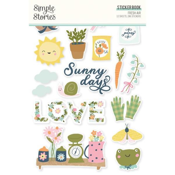 Simple Stories - Aufkleber "Fresh Air" Sticker Book