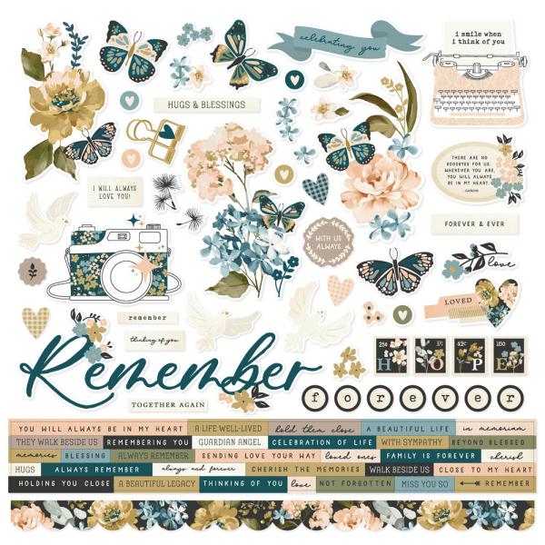 Simple Stories - Collections Kit "Remember" 12 Bogen Designpapier