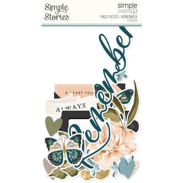 Simple Stories - Collectors Essential Kit "Remember" 12 Bogen Designpapier