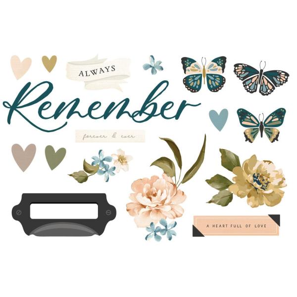 Simple Stories - Collectors Essential Kit "Remember" 12 Bogen Designpapier