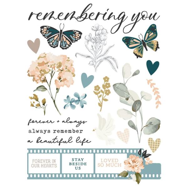 Simple Stories - Transfer Sticker "Remember" Rub Ons