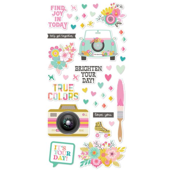 Simple Stories - Cards Kit "True Colors"