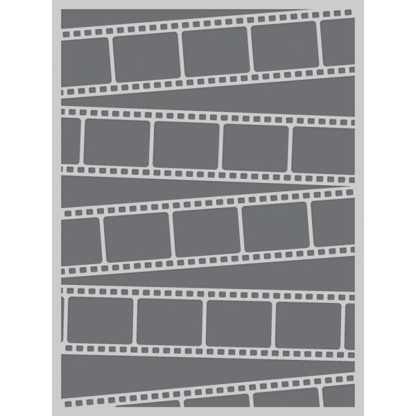 Simple Stories - Schablone 6x8 Inch "Film Strips" Stencil