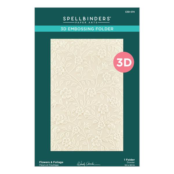 Spellbinders - Prägefolder "Flowers & Foliage" Embossingfolder