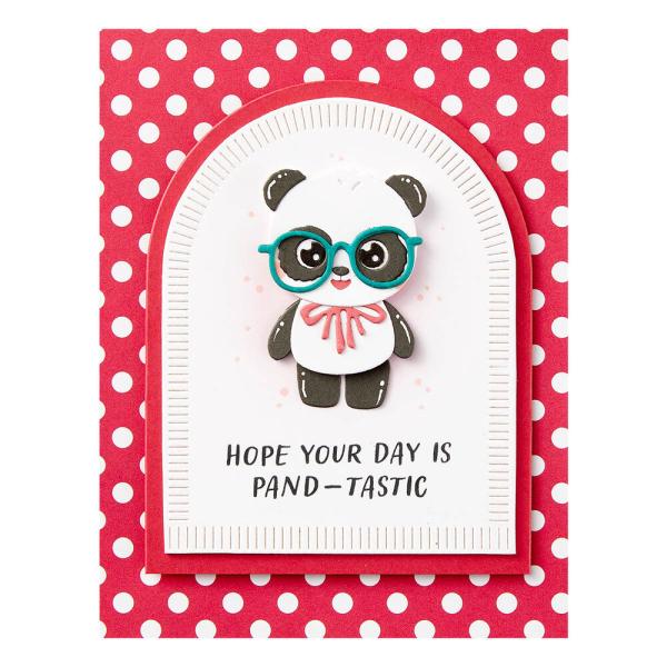 Spellbinders - Stanzschablone "Dancin' Birthday Panda" Dies