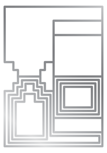 Gemini - Stanzschablone "Opulent Side Stepper Card" Papercraft Dies