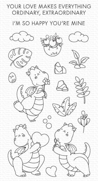 My Favorite Things Stempelset "Darling Dragons" Clear Stamps