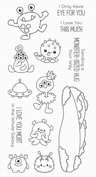 My Favorite Things Stempelset "Monster Love" Clear Stamps