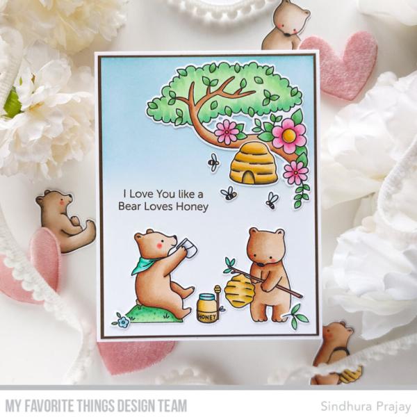 My Favorite Things - Stanzschablone & Stempelset "Unbearably Sweet" Die-namics & Clear Stamps