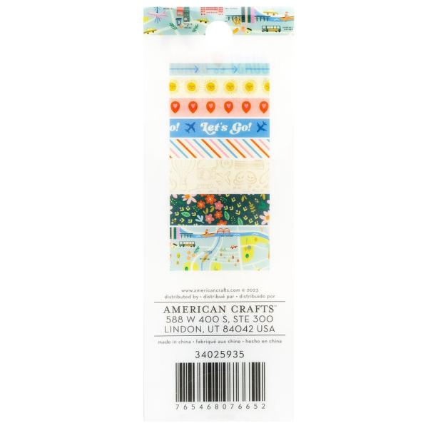 American Crafts - Decorative Tape "Coast-to-Coast" Washi Tape