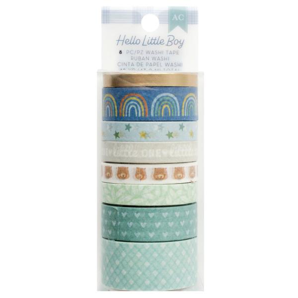 American Crafts - Decorative Tape "Hello Little Boy" Washi Tape