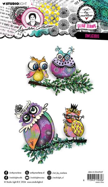 Art By Marlene - Stempelset "Owlicious" Signature Collection Clear Stamps