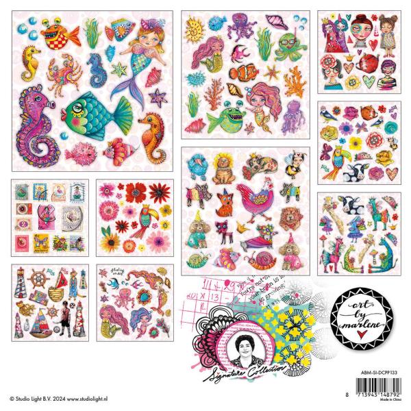 Art By Marlene - Stanzteile "Paper Elements - Edition 2" Signature Collection Die Cuts Paper