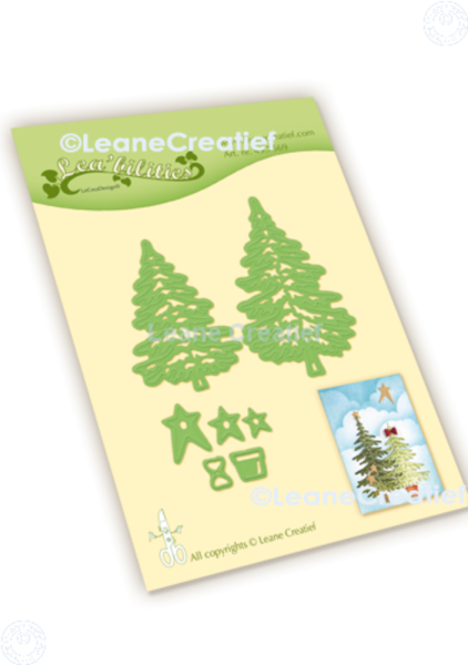 Leane Creatief - Stanzschablone "Christmas Trees" Lea’bilitie Dies