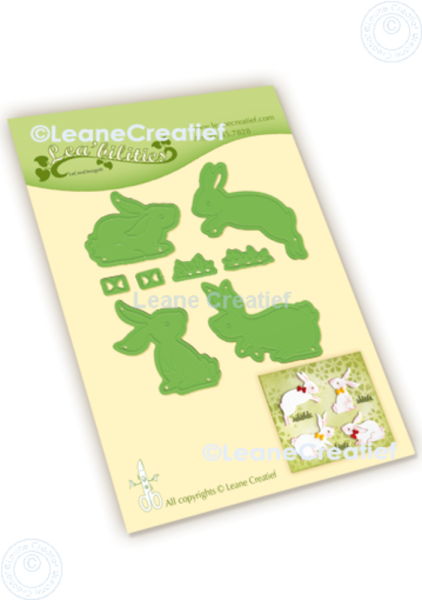 Leane Creatief - Stanzschablone "Bunnies" Lea’bilitie Dies