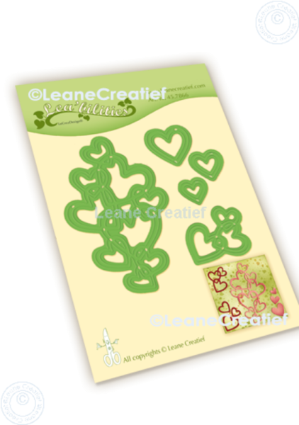 Leane Creatief - Stanzschablone "Heart Ornaments" Lea’bilitie Dies