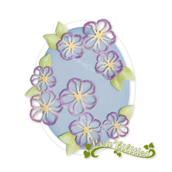 Leane Creatief - Stanzschablone "Ornaments with Blossoms" Lea’bilitie Dies