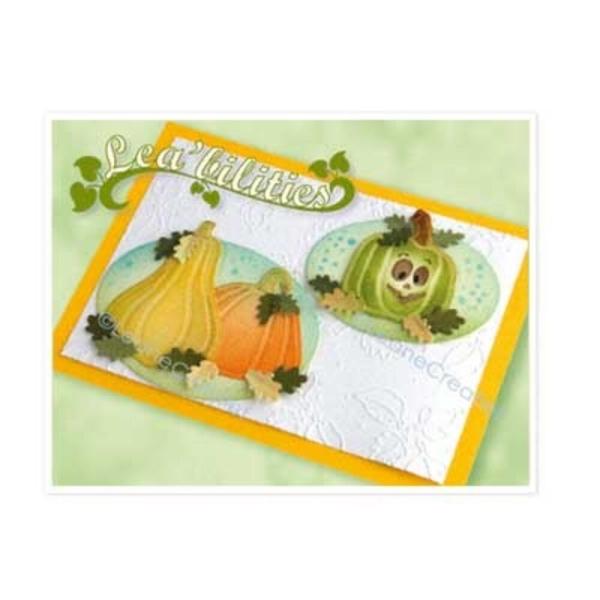 Leane Creatief - Stanz - und Prägeschablone "Autumn Pumpkins" Cut & Emboss Dies