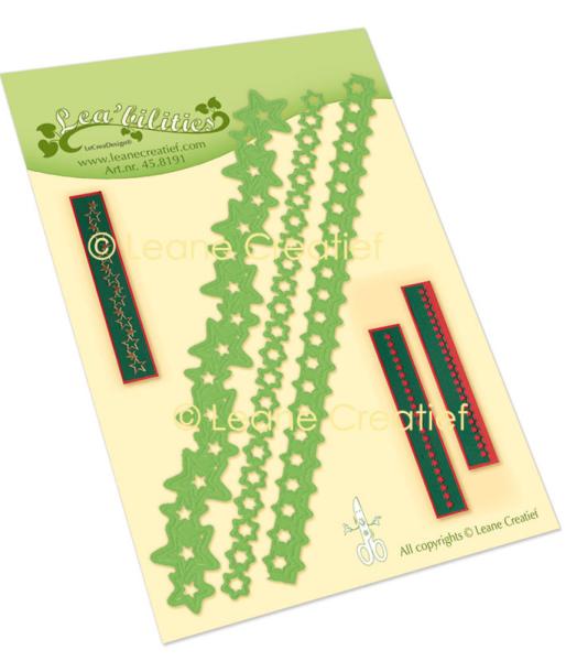 Leane Creatief - Stanzschablone "Star" Card Edge & Borders Dies