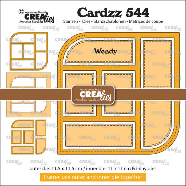 Crealies - Stanzschablone "No. 544 Frame & Inlays Wendy" Cardzz Dies