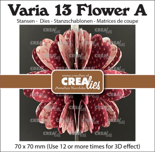 Crealies - Stanzschablone "No.13 3D Flower A" Varia Dies